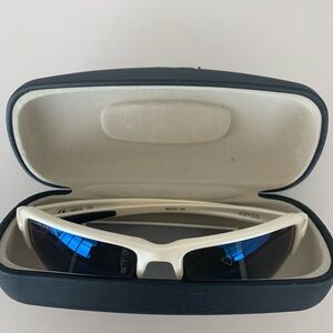 Revo Blue and White ABYSS Glasses and Case